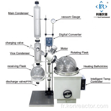 Évaporateur rotatif de laboratoire Évaporateur de distillation d&#39;alcool